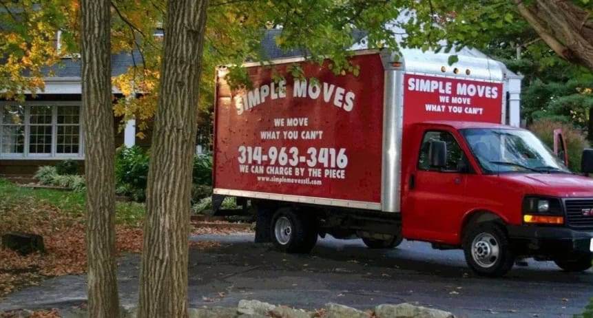 Moving truck with 